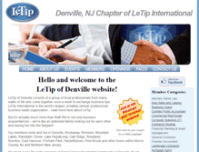 Tablet Screenshot of denvilleletip.com